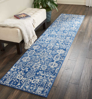 Nourison Somerset ST757 Navy Area Rug Room Scene 3