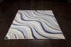 Nourison Somerset ST81 Ivory Blue Area Rug 6' X 8' Feature