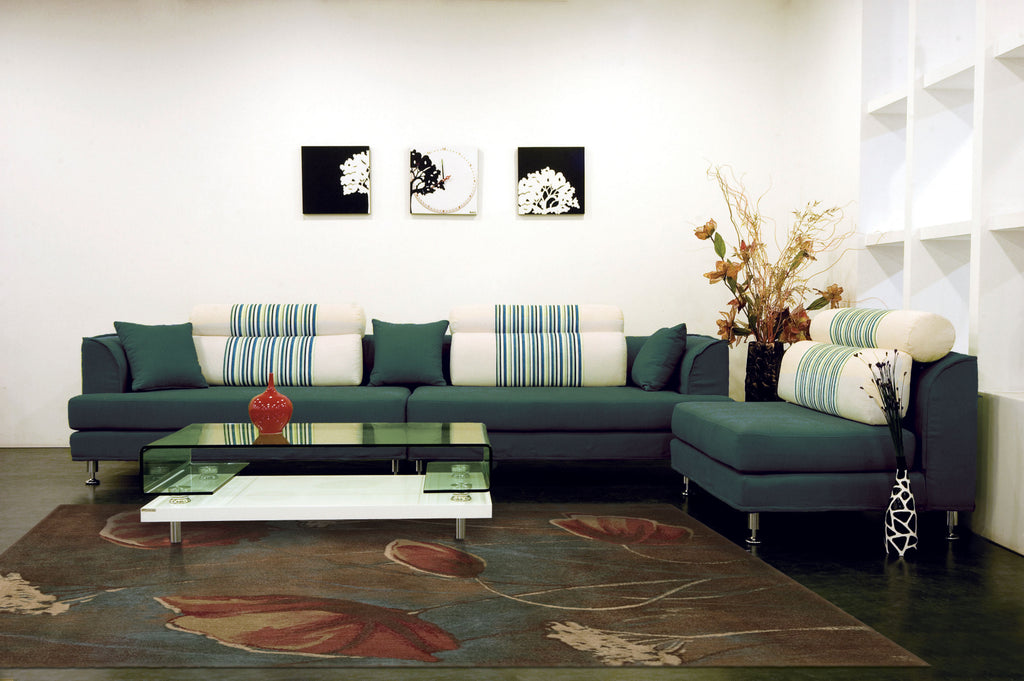 Nourison Somerset ST86 Multicolor Area Rug 6' X 8' Living Space Shot Feature