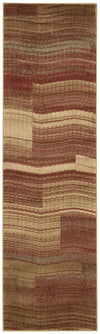 Nourison Somerset ST87 Flame Area Rug 3' X 8'