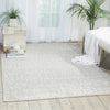 Nourison Starlight STA02 Pewter Area Rug Room Image Feature