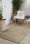 Nourison Sterling STER1 Silver Area Rug Room Image Feature