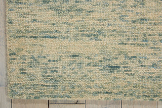 Nourison Sterling STER1 Seafoam Area Rug Corner Image