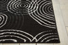 Nourison Studio STU03 Black Area Rug Detail Image