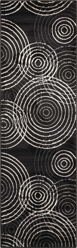 Nourison Studio STU03 Black Area Rug