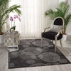 Nourison Studio STU03 Black Area Rug Room Image