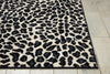 Nourison Studio STU04 Ivory/Black Area Rug Detail Image