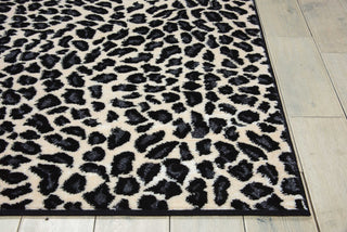 Nourison Studio STU04 Ivory/Black Area Rug Detail Image