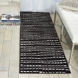 Nourison Studio STU06 Black Area Rug Room Image Feature