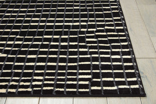 Nourison Studio STU06 Black Area Rug Detail Image