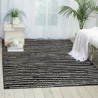 Nourison Studio STU06 Black Area Rug Room Image Feature