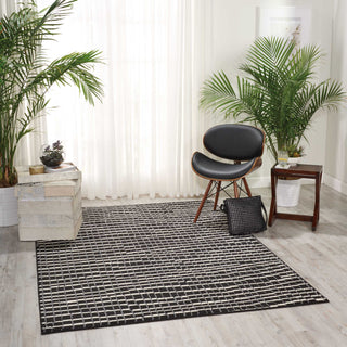 Nourison Studio STU06 Black Area Rug Room Image