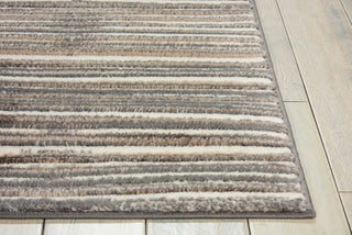 Nourison Studio STU07 Ivory/Grey Area Rug Detail Image