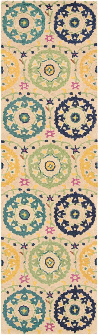 Nourison Suzani SUZ01 Ivory Area Rug Runner Image