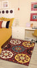 Nourison Suzani SUZ01 Red Area Rug 3' X 4' Bedroom Shot Feature
