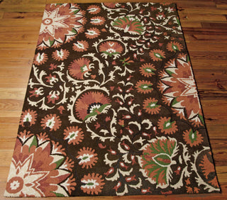 Nourison Suzani SUZ02 Brown Area Rug Main Image