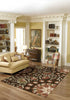 Nourison Suzani SUZ02 Brown Area Rug Room Image Feature