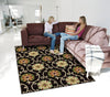 Nourison Suzani SUZ03 Black Area Rug 6' X 8' Feature