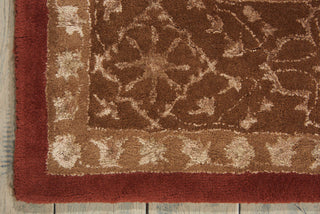 Nourison Symphony SYM06 Ruby Area Rug Corner Image