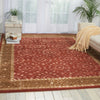 Nourison Symphony SYM06 Ruby Area Rug Room Image Feature