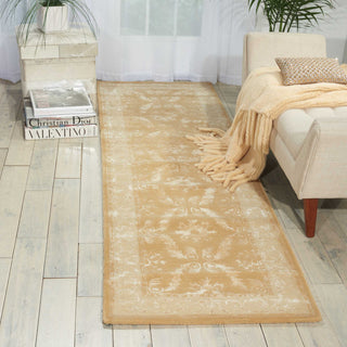 Nourison Symphony SYM08 Gold Area Rug Room Image