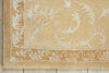 Nourison Symphony SYM08 Gold Area Rug Corner Image