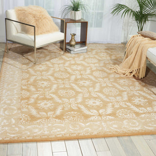 Nourison Symphony SYM08 Gold Area Rug Room Image