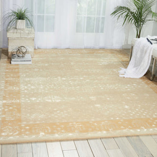 Nourison Symphony SYM09 Gold Oak Area Rug Room Image Feature