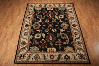 Nourison Tahoe TA08 Black Area Rug 8' X 10' Floor Shot Feature