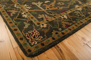 Nourison Tahoe TA09 Charcoal Area Rug Corner Image