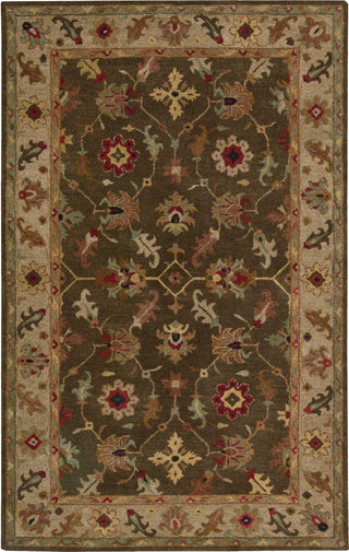 Nourison Tahoe TA10 Espresso Area Rug Room Image Feature