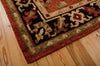 Nourison Tahoe TA12 Rust Area Rug Corner Image