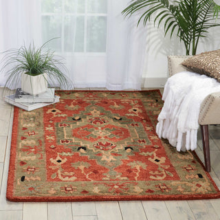 Nourison Tahoe TA01 Rust Area Rug Room Image