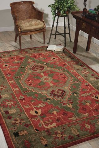 Nourison Tahoe TA01 Rust Area Rug Room Image