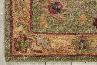 Nourison Tahoe TA03 Green Area Rug Corner Image