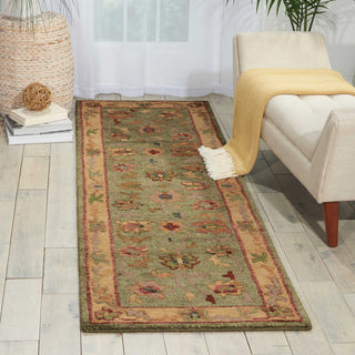 Nourison Tahoe TA03 Green Area Rug Room Image Feature