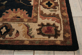 Nourison Tahoe TA08 Black Area Rug Detail Image