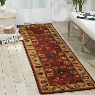 Nourison Tahoe TA08 Red Area Rug Room Image Feature