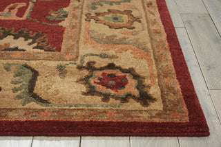 Nourison Tahoe TA08 Red Area Rug Detail Image