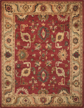 Nourison Tahoe TA08 Red Area Rug 7'9'' X 9'9''