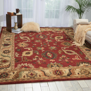 Nourison Tahoe TA08 Red Area Rug Room Image