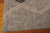 Nourison Tangier TAN01 Silver Area Rug Corner Image