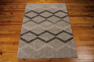 Nourison Tangier TAN01 Silver Area Rug Main Image Feature