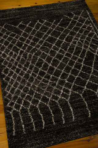 Nourison Tangier TAN05 Black Area Rug 5' X 7' Floor Shot