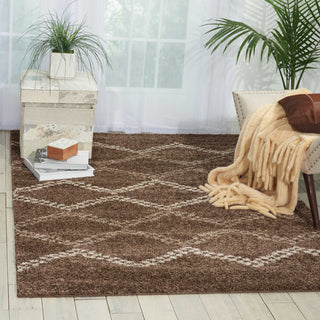 Nourison Tangier TAN01 Latte Area Rug Room Image Feature