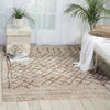 Nourison Tangier TAN05 Bone Area Rug Room Image Feature