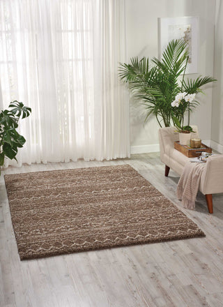 Nourison Tangier TAN03 Latte Area Rug Room Image Feature