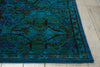 Nourison Timeless TML02 Peacock Area Rug Detail Image