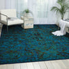 Nourison Timeless TML02 Peacock Area Rug Room Image