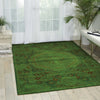 Nourison Timeless TML06 Teal Area Rug Room Image Feature